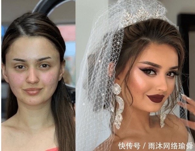 欧美妆才是真的“邪术”吧?化妆前后对比,大妈变迪士尼公主!