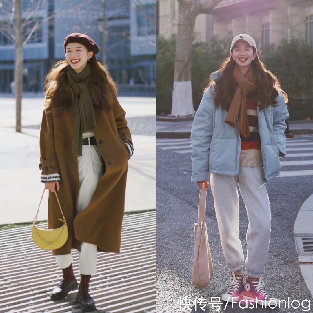 元气欧尼冬日造型搭配，每天穿搭不重复，你也可以是最美的那个