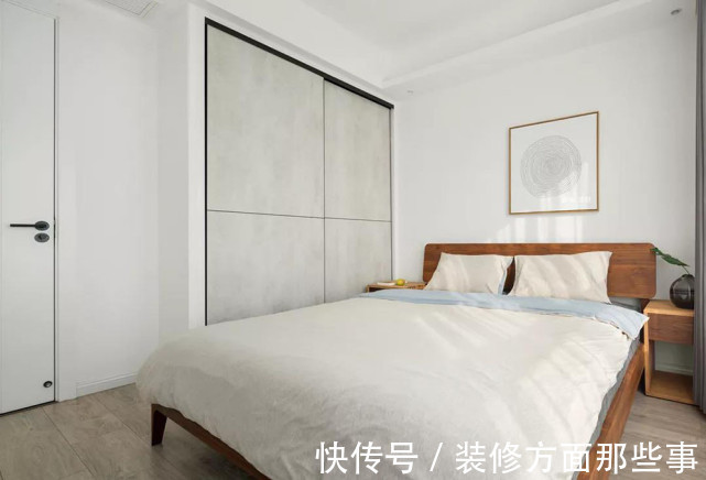 装饰画|86平简约风三居室,半隐藏半开放式餐厅太有感觉了