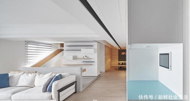 走廊|这是我见过最干净的家,将卧室悬空,完工堪比多间房,太实用了!