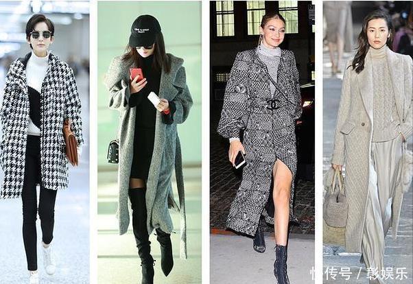 小个子女生，冬季穿大衣多选这“2个”长度，好看又显高