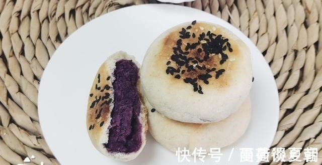 全麦饼|手把手教你做“无油、无糖”的“紫薯全麦饼”,营养好吃,又低脂!