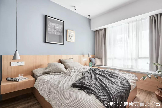 装修|98㎡北欧风装修，餐边柜底部悬空，大大提高了收纳功能