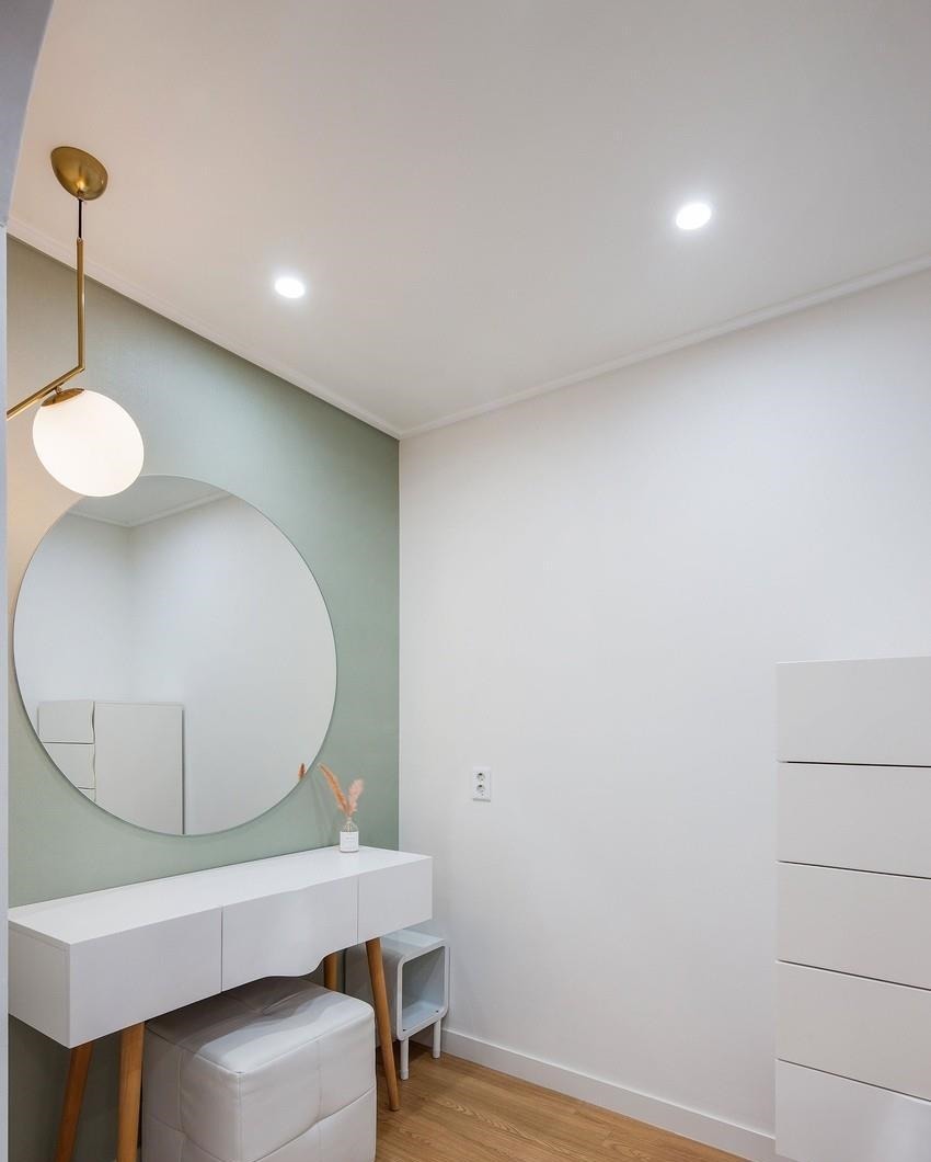 氛围感|理智选择“去客厅化”,只买一张沙发不做累赘设计,111㎡很舒服