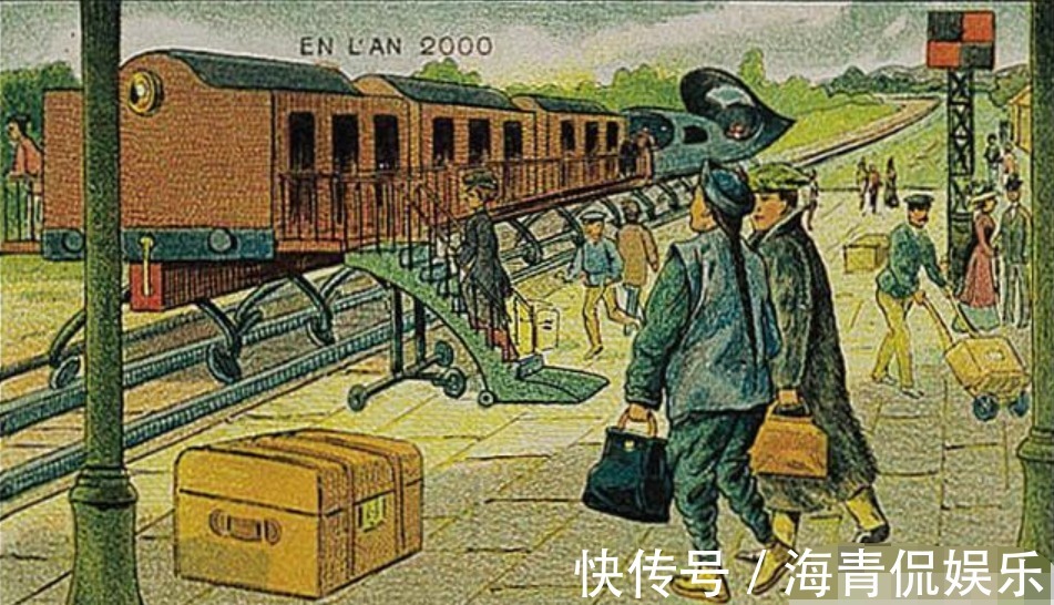 想象力&100年前的画家想象未来,并画了17幅画,网友神预言!