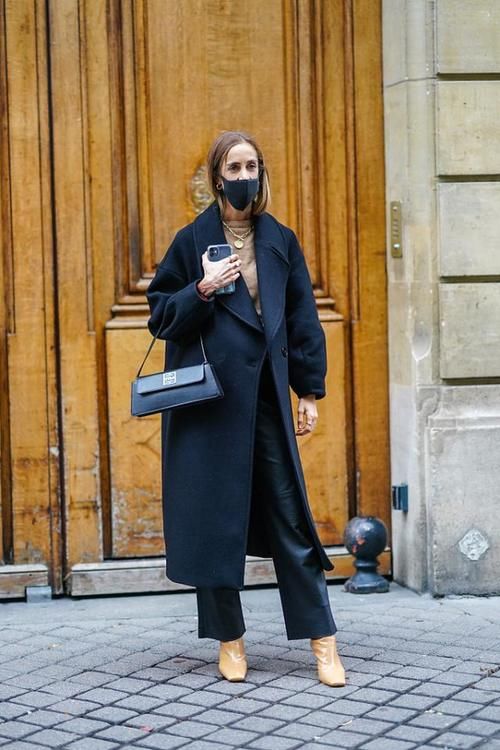  圈粉|初冬被黑色大衣圈粉了，学会时尚的搭配，让你在冬天也是一枝花