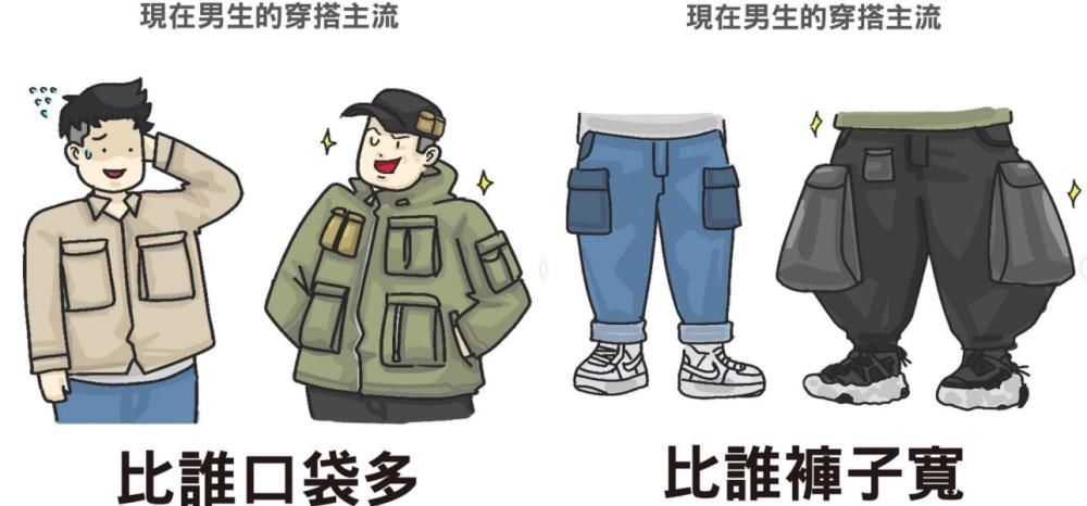 撞衫|撞衫不可怕,怕的是对方颜值比你高!幽默插画画出现代流行好难懂