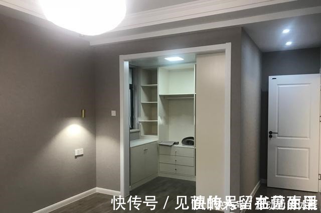 打扫|硬装完工，打扫干净就很漂亮，舍弃卫生间改衣帽间真实用，很满意！