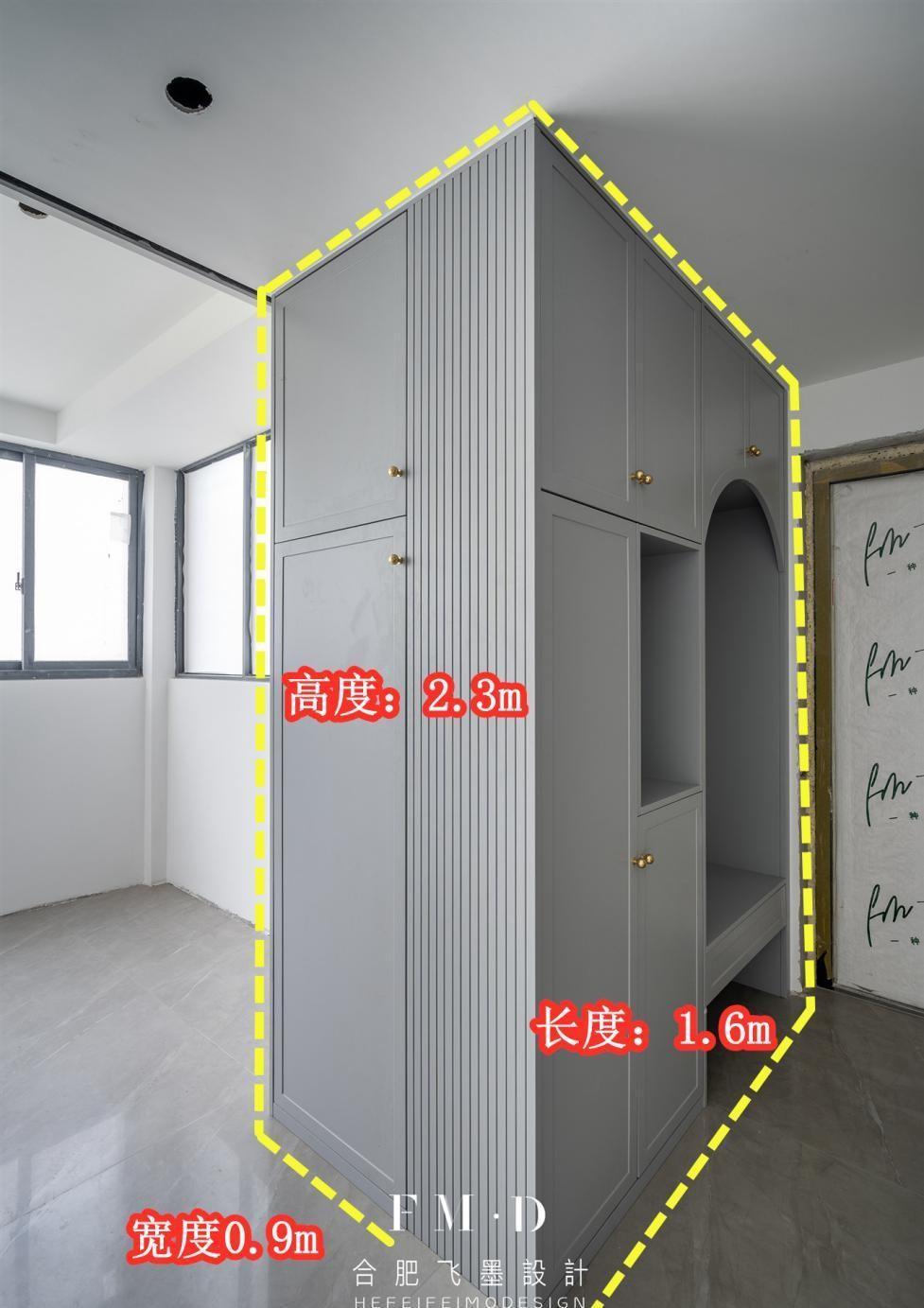 玄关|大户型如此任性,装2.3米双面柜打造“双玄关”,小户型也可以学