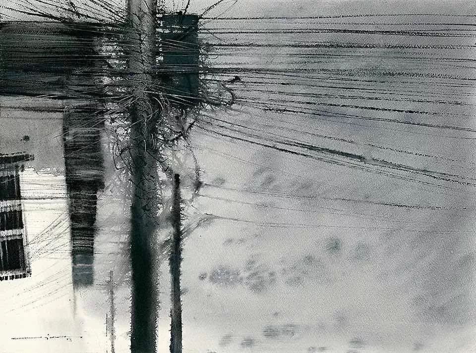 画家&秘鲁画家 尼古拉斯 水墨淋漓的水彩画