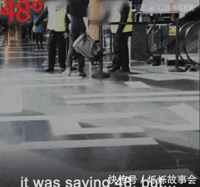 为了验证商场测体温是不是形式，油管博主把脑门捂到48度