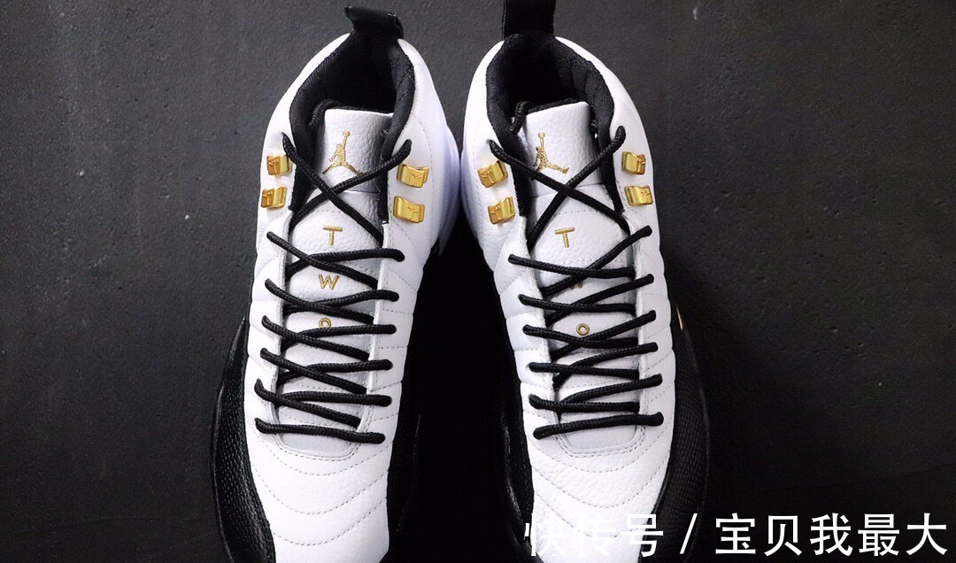 nike 耐克Nike Air Jordan 12 “Royalty” 黑白金！