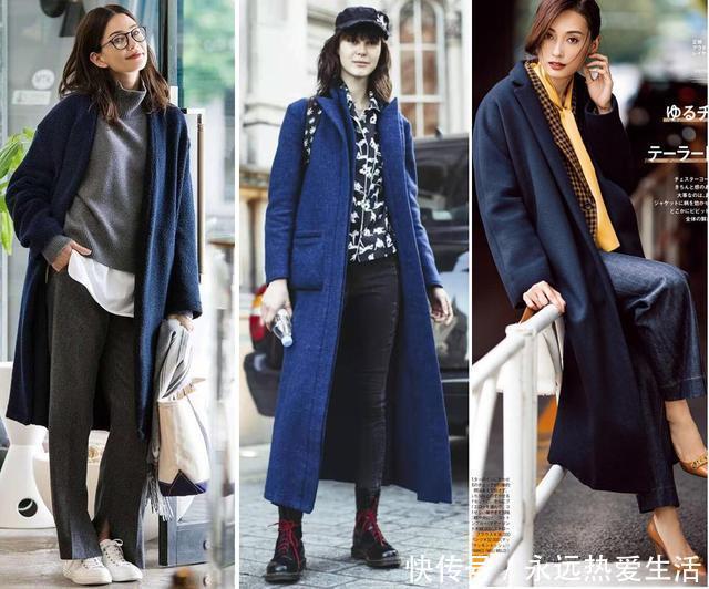 讲真，大衣就该这样穿，她们的搭配套路简约有气质，越看越耐看