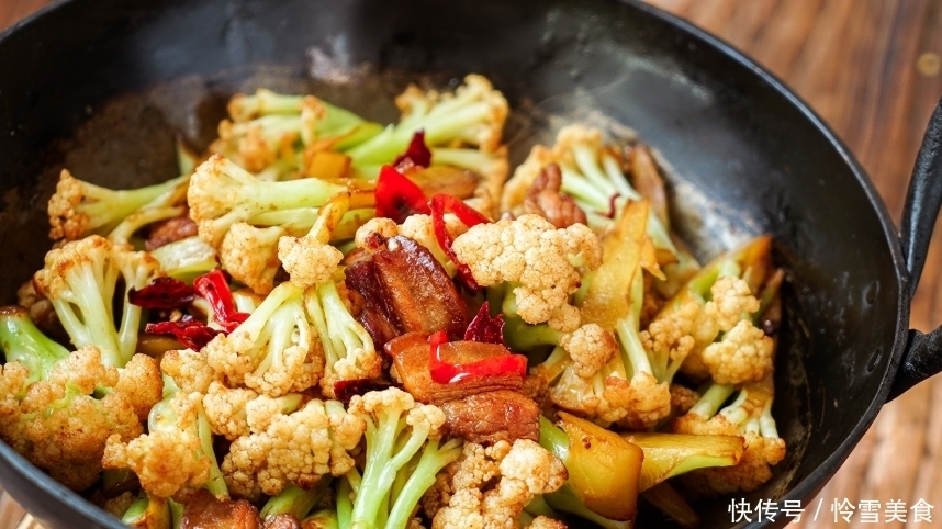 做法|经典家常菜,干锅花菜最简单的做法,经典美味,大人孩子都爱吃!