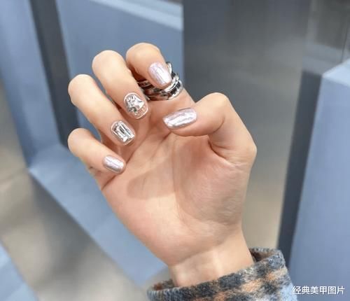 欧美酷帅风美甲,酷girl必备!