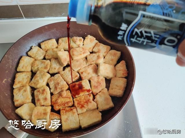 外酥里嫩的脆皮豆腐,百吃不厌的家常菜,特下饭,给肉也不换