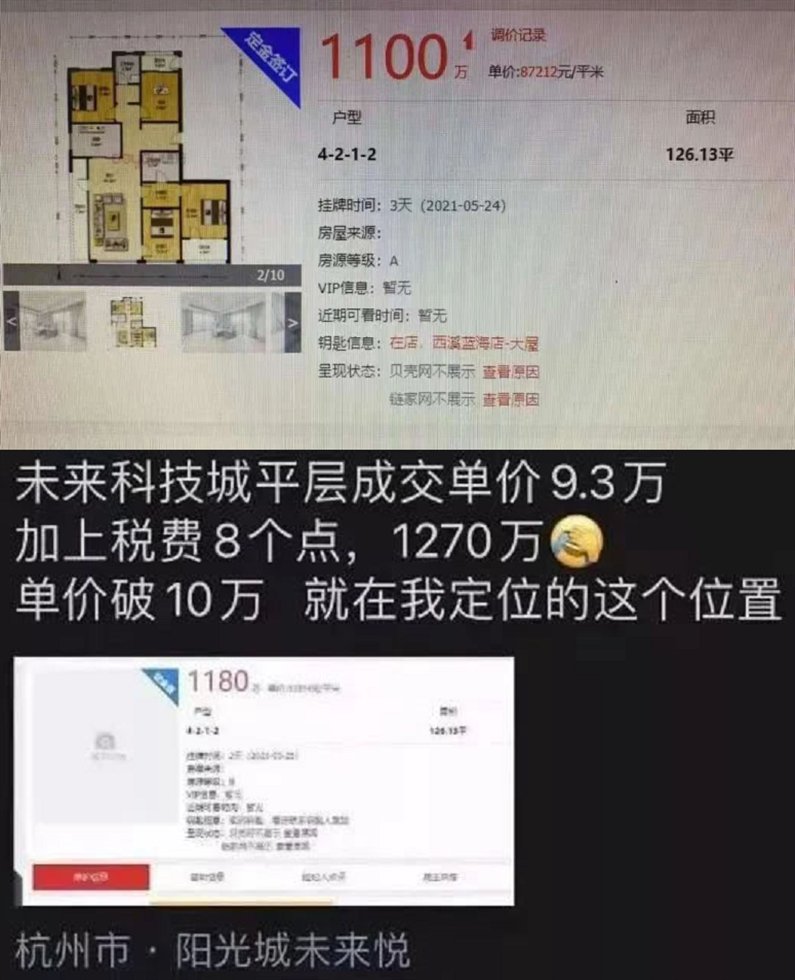房东|未来科技城二手房开始松动了