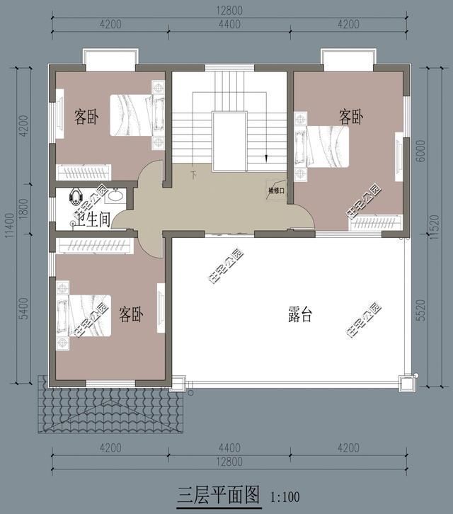 占地尺寸|农村建房没有堂屋，那还怎么住人8套带堂屋户型30万就能盖