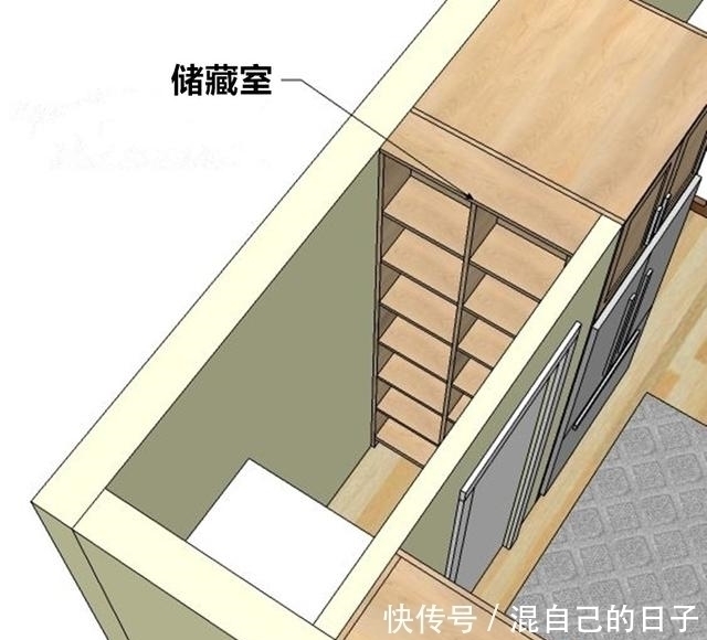 柜子|再装厨房我就知道了,柜子不打到底,留1㎡储藏室,归纳整齐省心