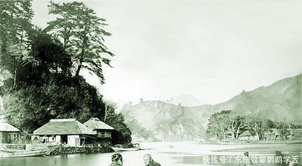 老照片|日本老照片 东京像江南小镇, 农村到处茅草房!