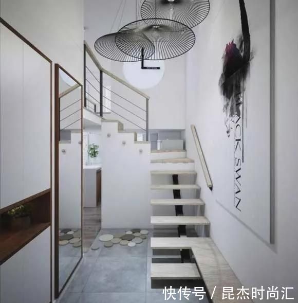 齐家云云|有创意的转角楼梯装修设计,能提升装修档次!复式空间学起来
