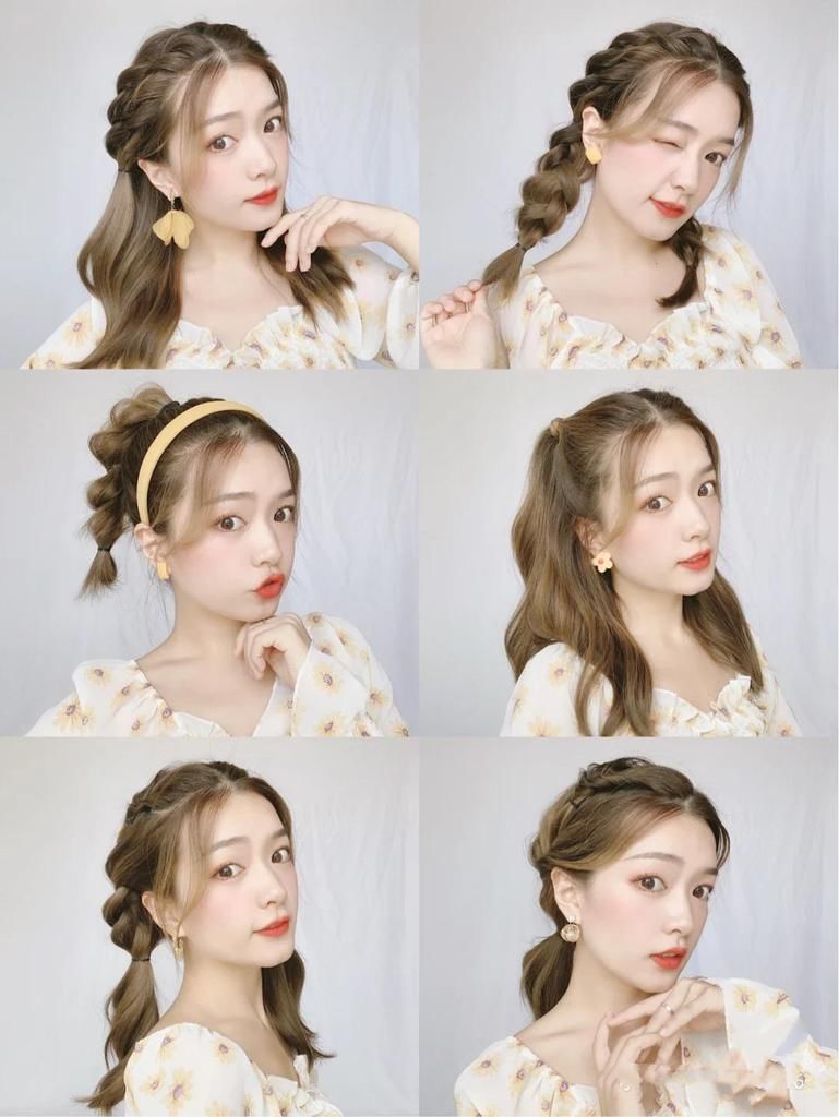 编发手残党请入，简单易上手的编发教程已备好，甜美时尚又减龄