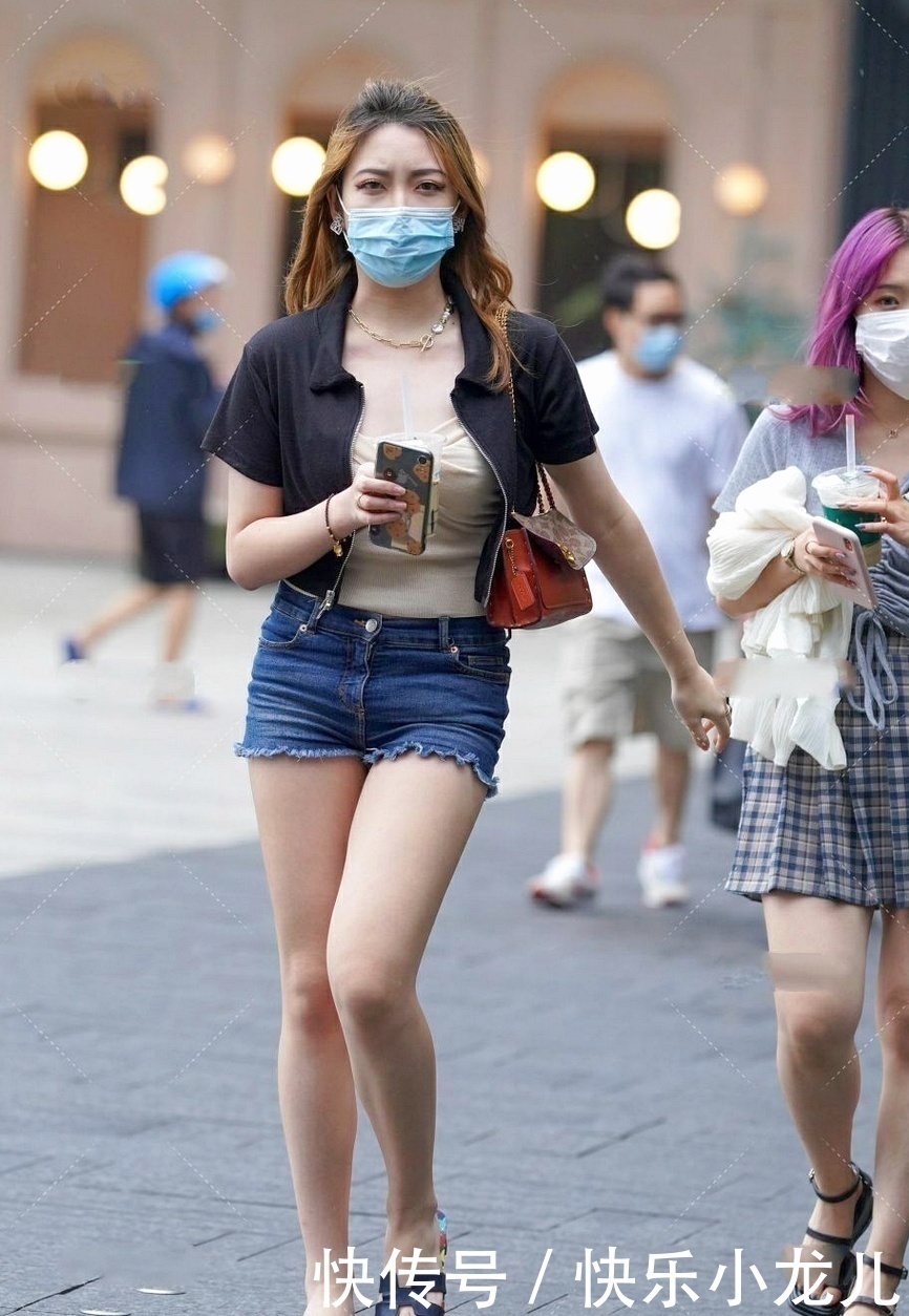 微胖女孩|气场超强的微胖女孩，好看又好穿的短裤，轻松找回少女感！