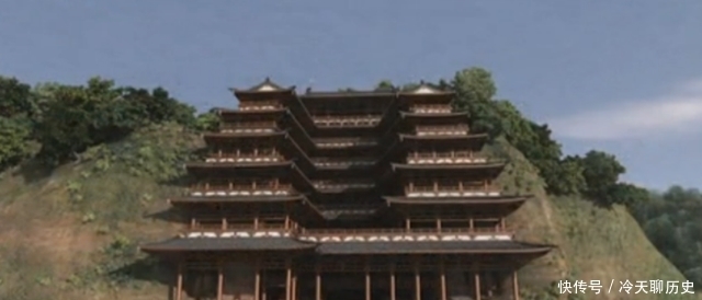 中年|专家根据一幅古画,发现乐山大佛在明朝之前,曾有一座雄伟的佛阁