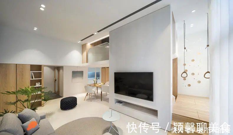 传统客厅已经过时了!现在年轻人喜欢这样装,真是太有想法了