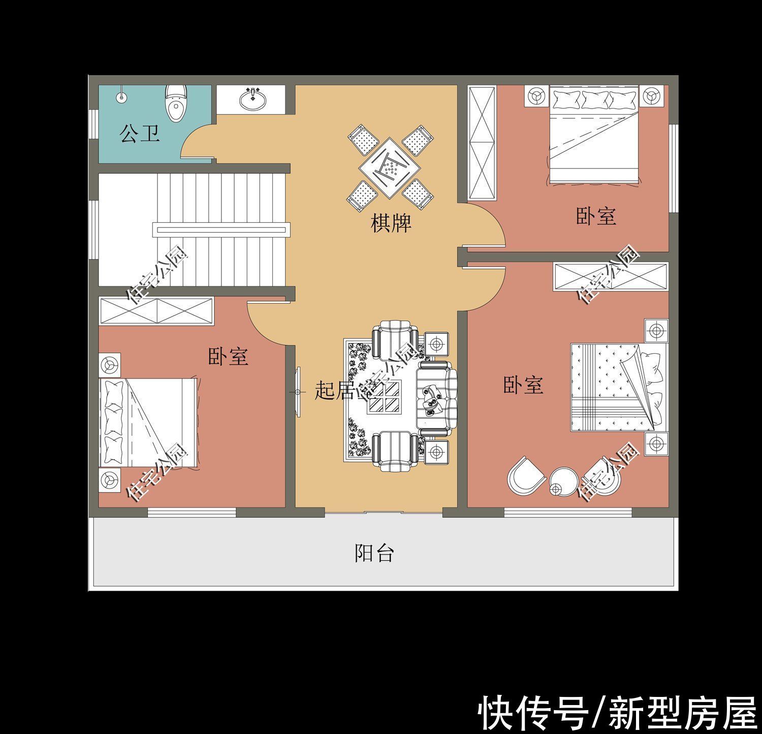 建筑|还在因宅基地小而烦恼？来看看这十套图纸，小天地也有大精彩