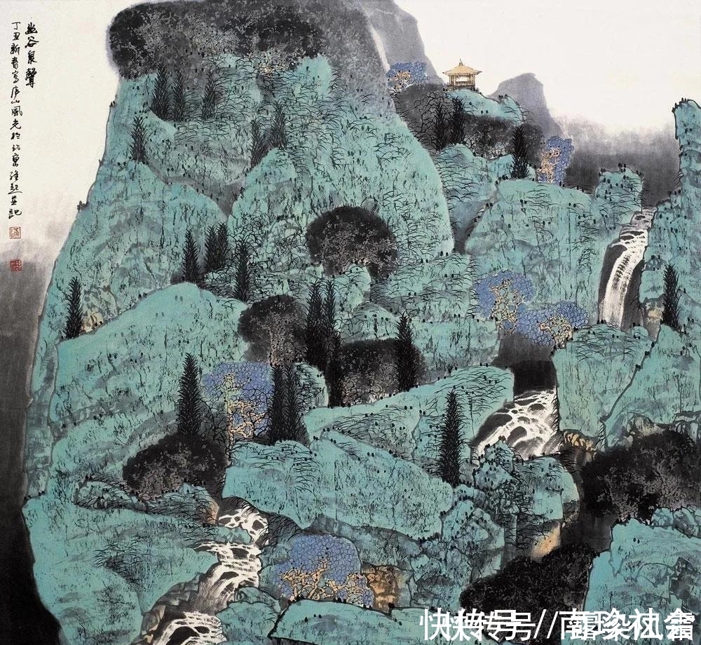 金碧山水&青绿山水好看,入国展却很难,“满家”小青绿如何成为国展常客?