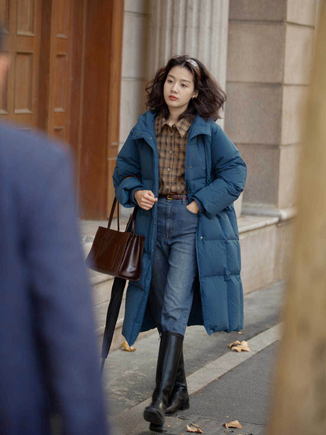 博主|长筒靴怎么穿?建议你试试“塞裤脚”,显高显瘦还超级有范儿