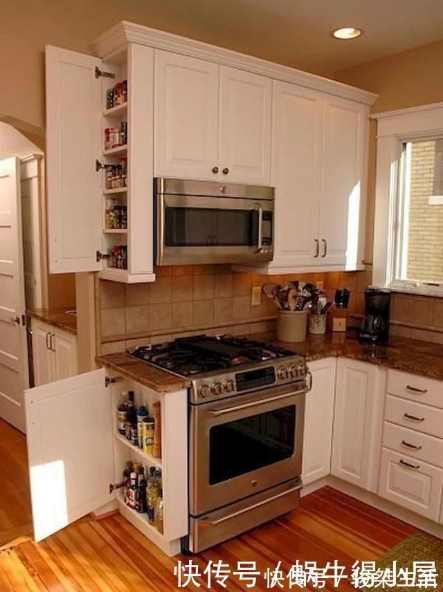 置物架|厨房好用到犯规的10个死角，不用收纳神器，就让厨房瞬间大5倍