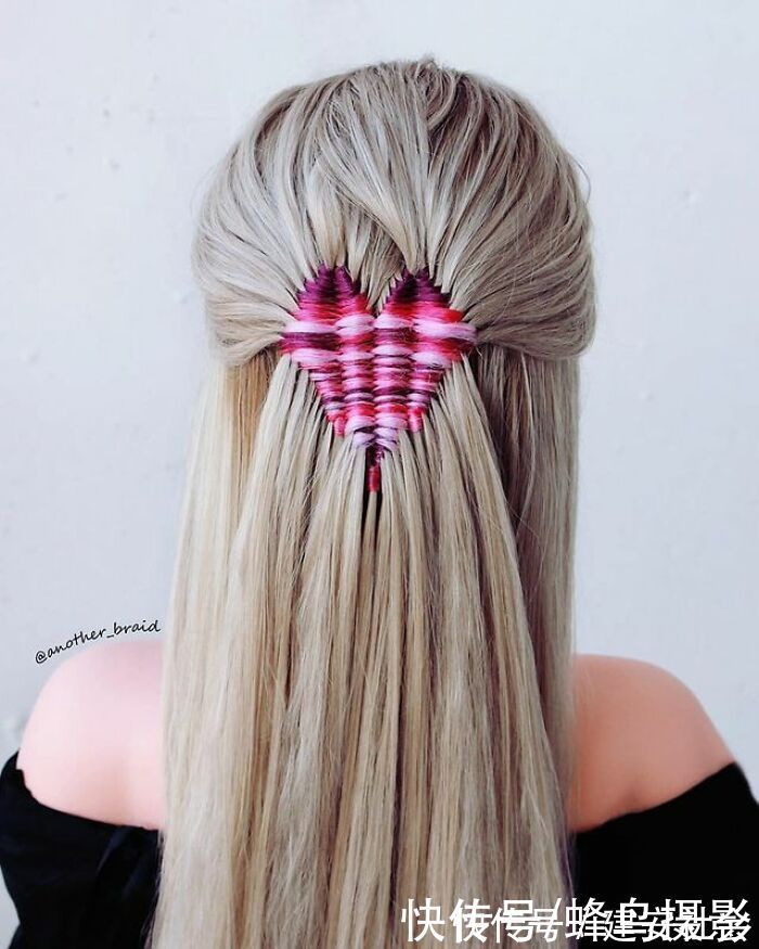 发型 65张编发照片,这哪是编头发分明是画画,图3这发型一次要半天