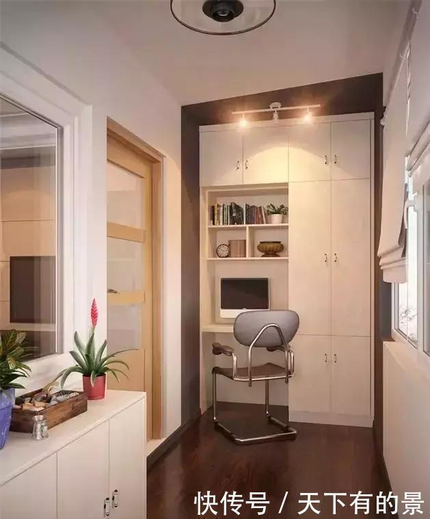 工作室|新邻居把阳台这样装,真是太实用了,整个小区都纷纷来效仿!