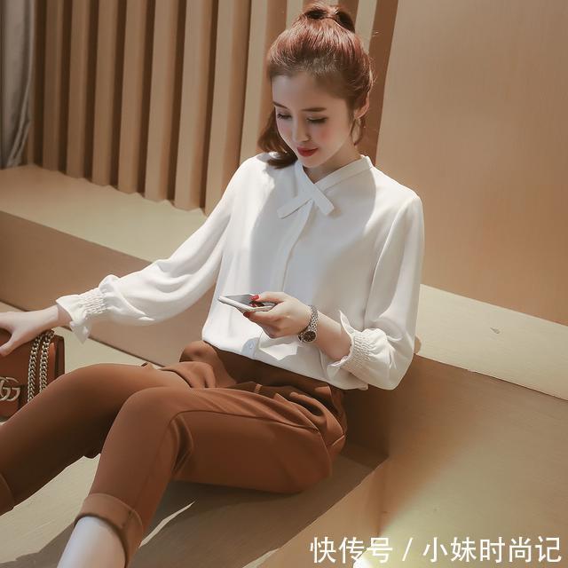 流露|雪纺衬衫才是春天最流行的款,甜美气息不知不觉就流露出来了