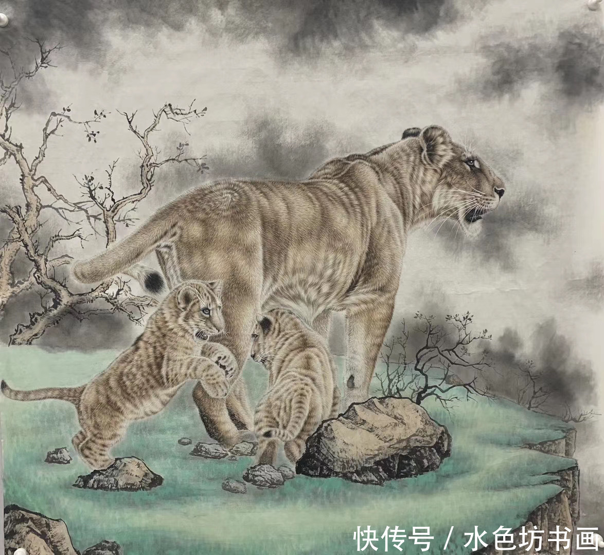 画家专栏 │王建辉——虎卧中堂万事吉祥