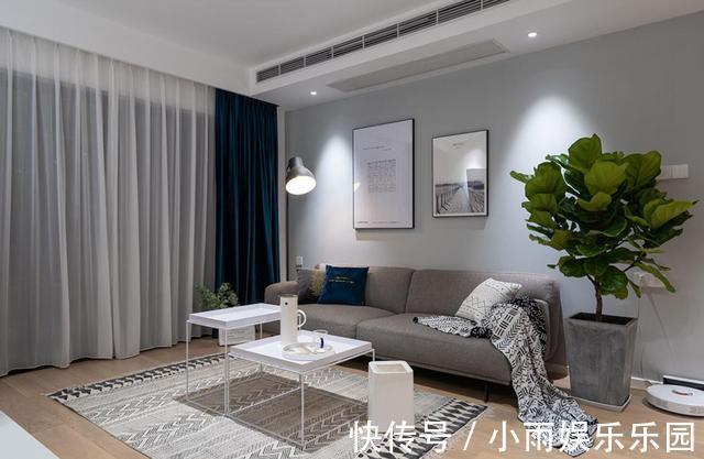 客厅|这是我见过最清爽的家，玄关干净有趣，客厅简约且足够舒适