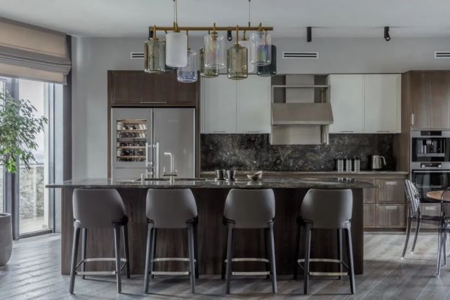 bed|700㎡顶层大平层,轻奢混搭风豪宅