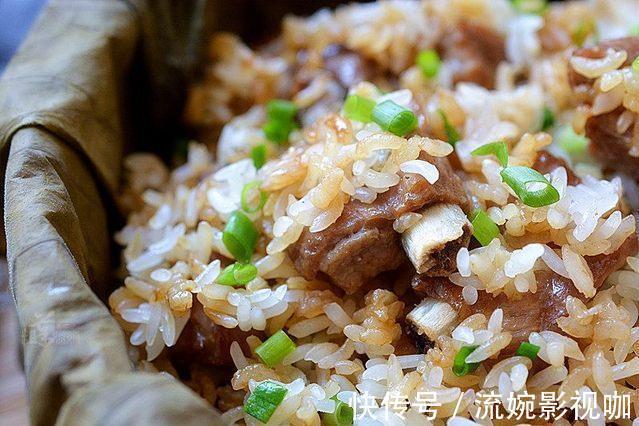 让人欲罢不能的荷香排骨饭，当饭又当菜，荷香渗透到排骨里