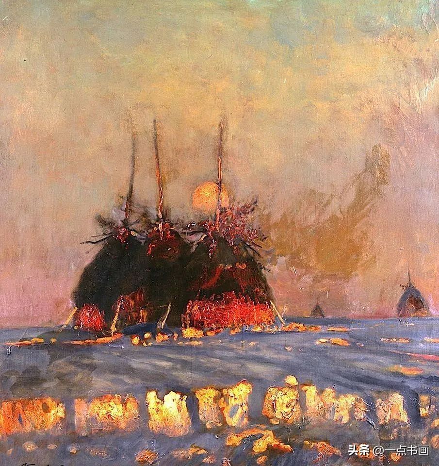 美术学院#阿巴库莫夫:被誉为俄罗斯的金笔,其画笔下都是净化的世界