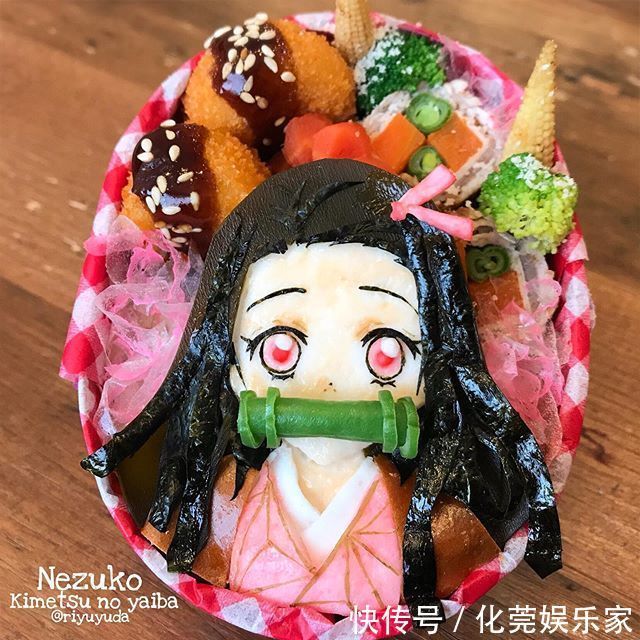 鳞泷|食物能量点满鬼灭之刃角色便当,这么精美怎么舍得吃的下去