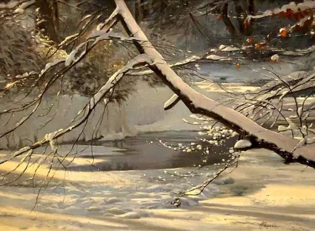 油画#加拿大画家Lili Anne Laurin的风景油画,在形色光影中倾洒出绝美风景