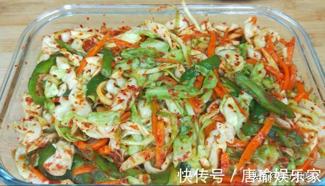 食谱|我家“包菜”从来不炒,教你秘制新做法,一次做5斤,开胃又下饭