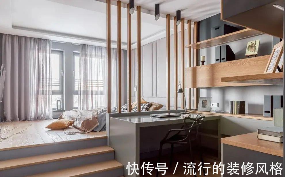 布局|榻榻米定制成“阶梯式”,比传统布局要考虑周到,也更美观实用!