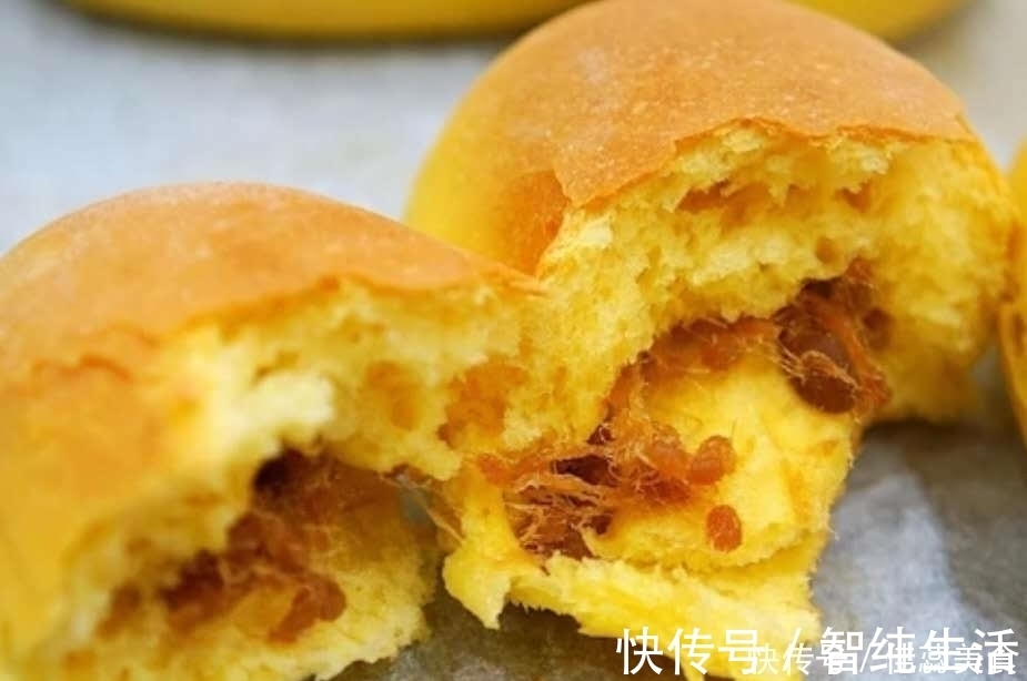 肉松|此面包的做法最近火了,不用一滴水,比油条简单,比鸡蛋饼好吃