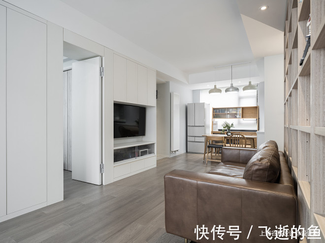 客厅|80㎡简约亲子宅