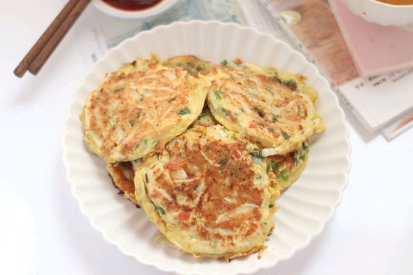 鸡蛋煎饼|白萝卜鸡蛋煎饼