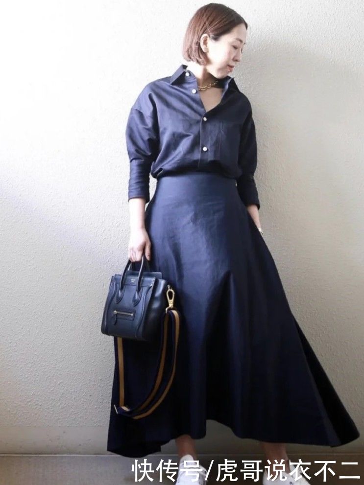 高腰|女人年近50岁，穿衣懂得简约更高级，日本编辑的穿衣经验全在这里