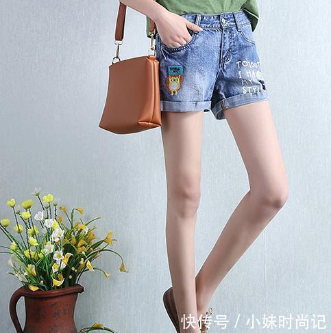 夏季|潮流时髦的牛仔短裤,让娇小的MM怎么穿怎么高挑